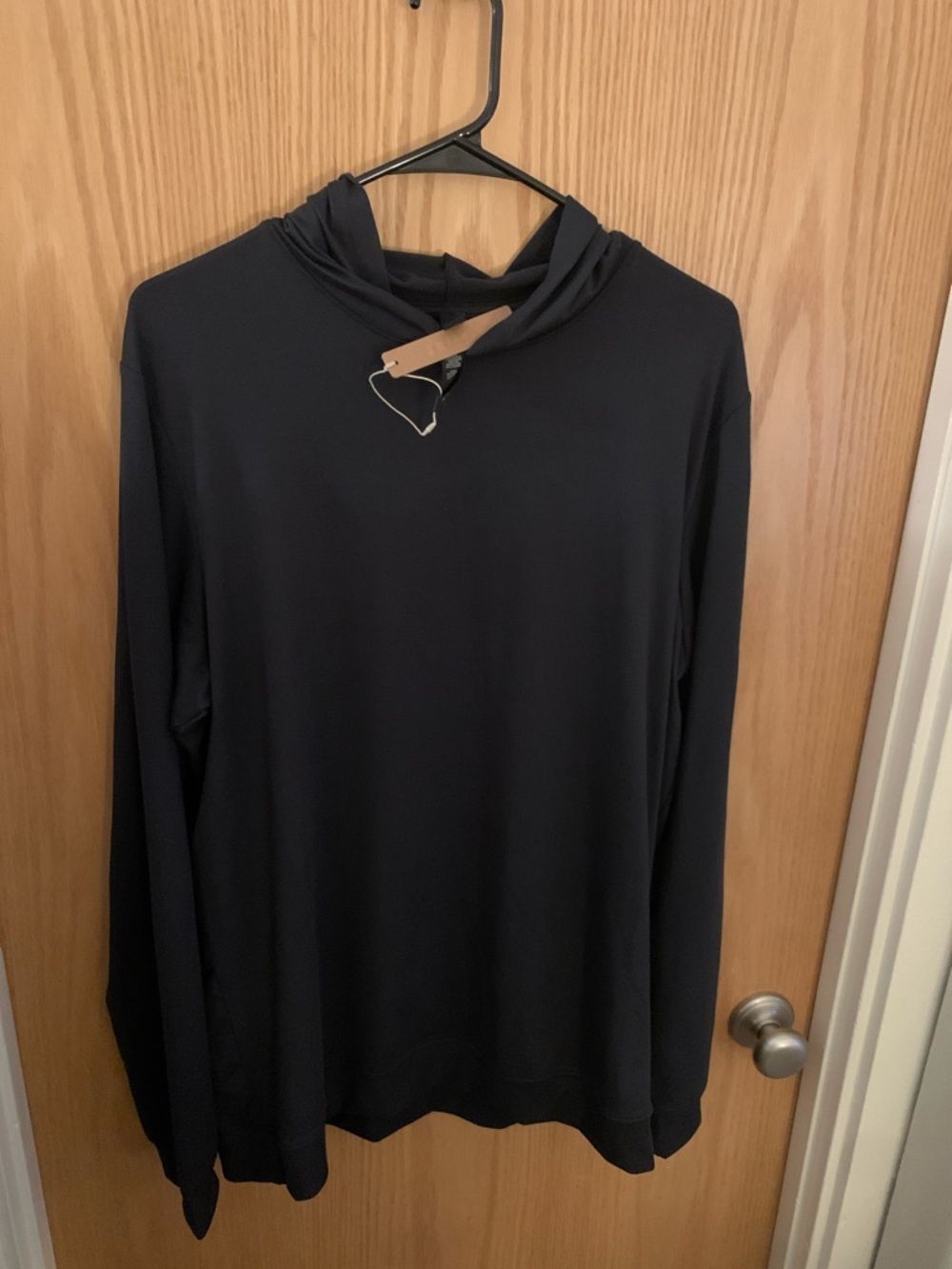 SKIMS Men’s NWT Onyx Lightweight “Outdoor Jersey” Hoodie Sz M